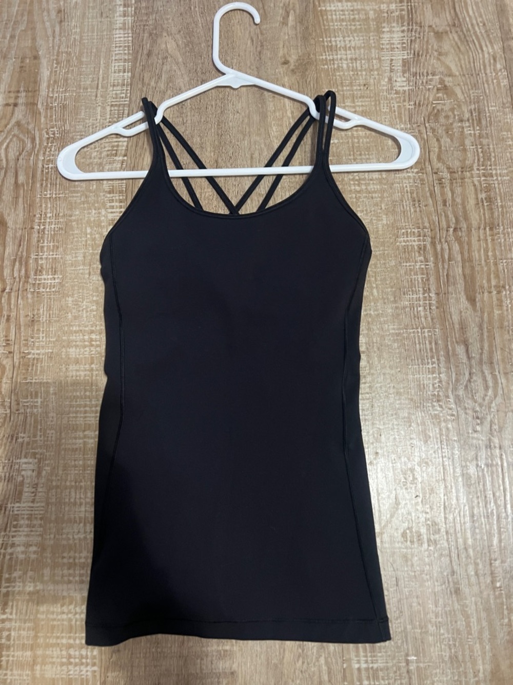 Lululemon black tank top size 2